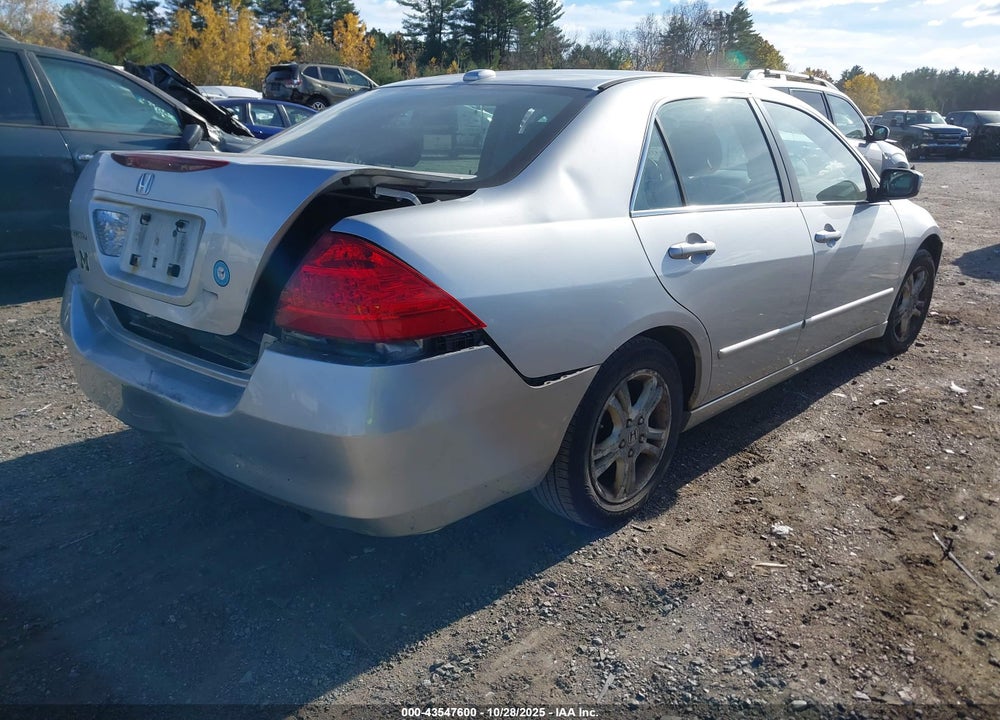 2007 HONDA ACCORD 2.4 EX VIN: 1HGCM56867A099358