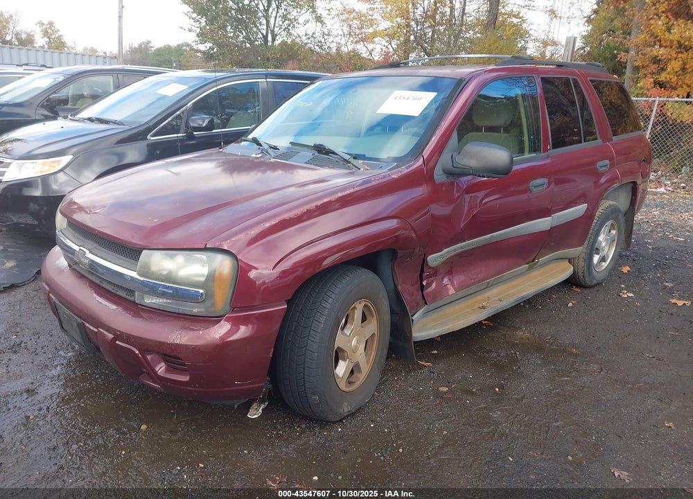 2004 CHEVROLET TRAILBLAZER LS VIN: 1GNDT13S942288307