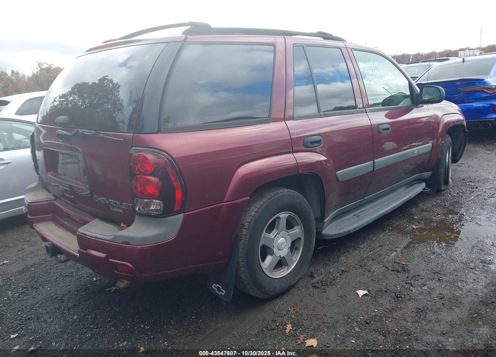 2004 CHEVROLET TRAILBLAZER LS VIN: 1GNDT13S942288307