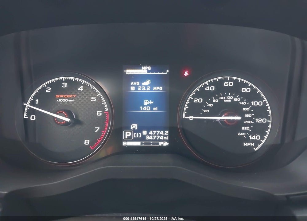 2023 SUBARU FORESTER SPORT VIN: JF2SKAGC2PH487952