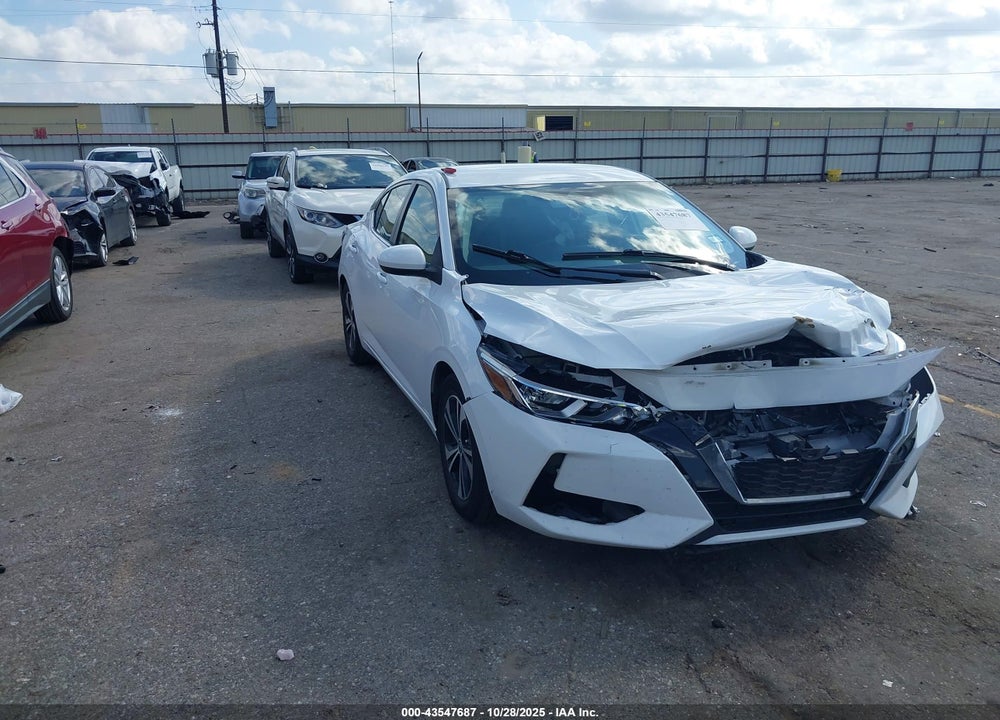 2022 NISSAN SENTRA SV XTRONIC CVT VIN: 3N1AB8CV9NY224291