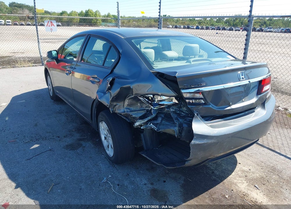 2013 HONDA CIVIC VIN: 19XFB2F52DE015177