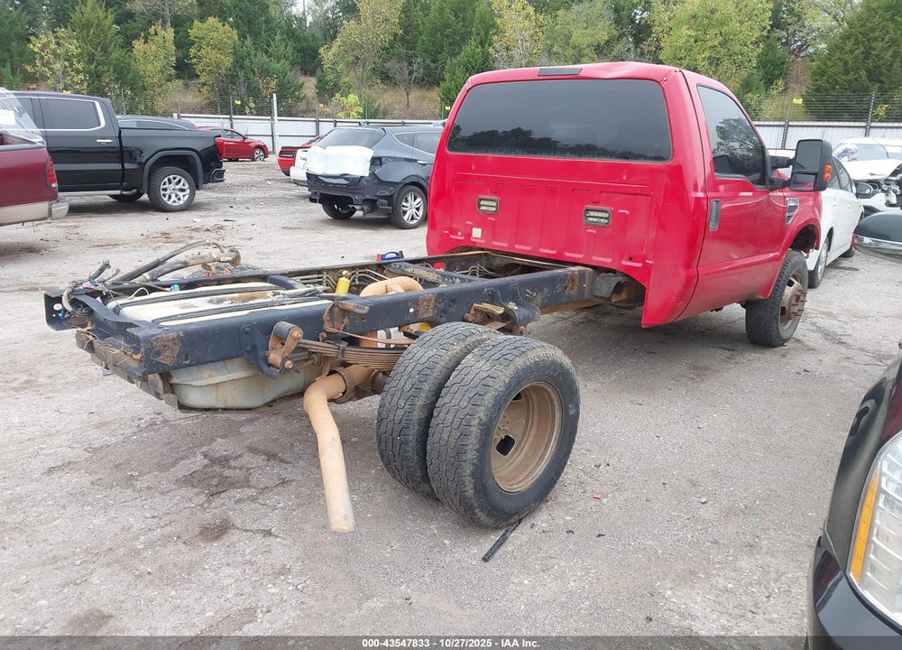 2008 FORD F-350 CHASSIS XL/XLT VIN: 1FDWF37R08EA75385