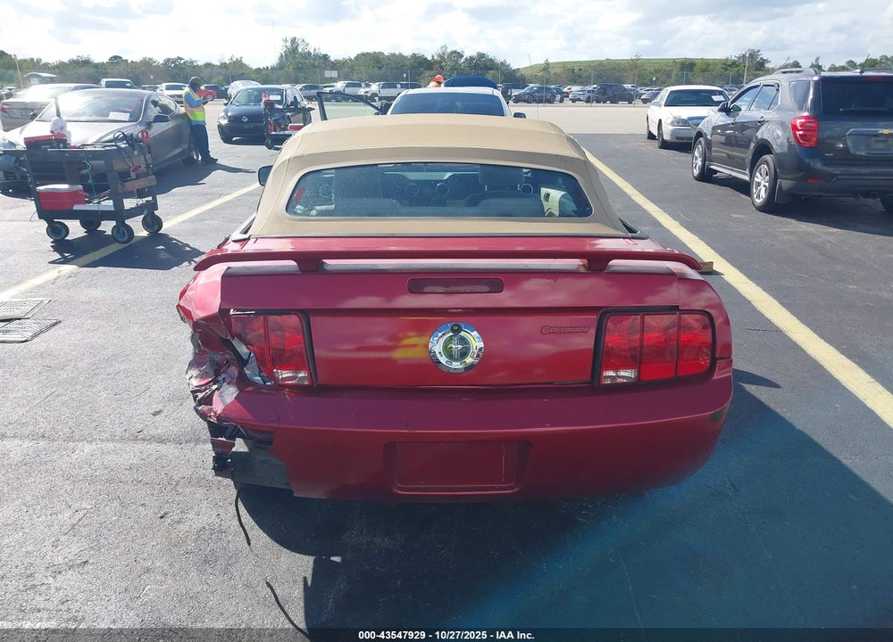 2005 FORD MUSTANG VIN: 1ZVFT84N155250702