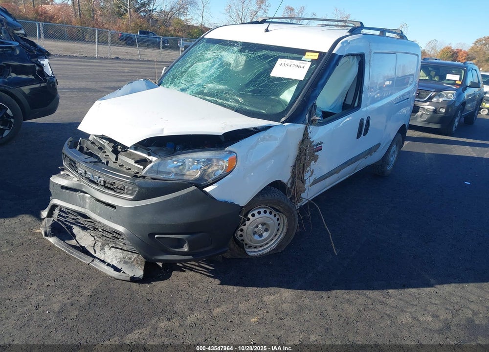2021 RAM PROMASTER CITY TRADESMAN VIN: ZFBHRFAB6M6U15387