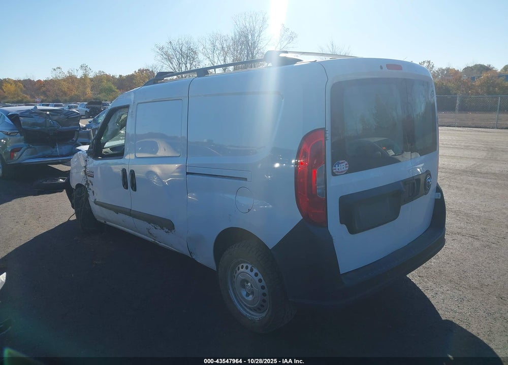 2021 RAM PROMASTER CITY TRADESMAN VIN: ZFBHRFAB6M6U15387