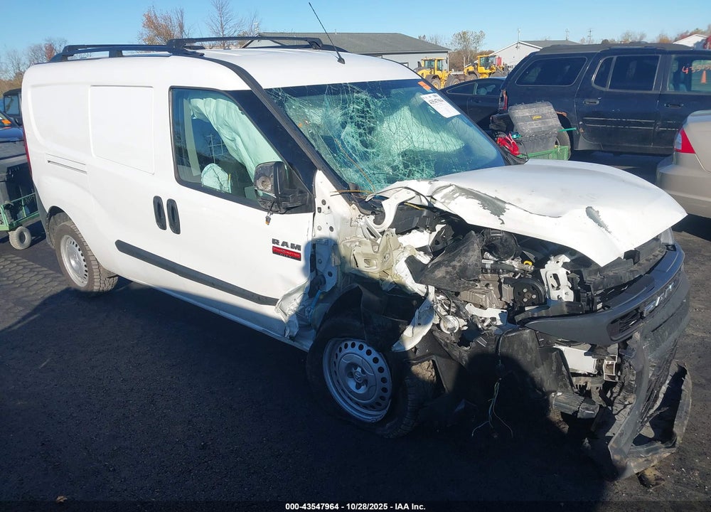 2021 RAM PROMASTER CITY TRADESMAN VIN: ZFBHRFAB6M6U15387