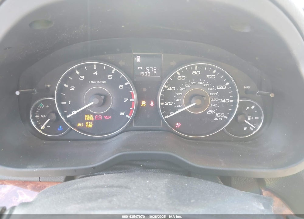 2012 SUBARU LEGACY VIN: 4S3BMDK65C2029671