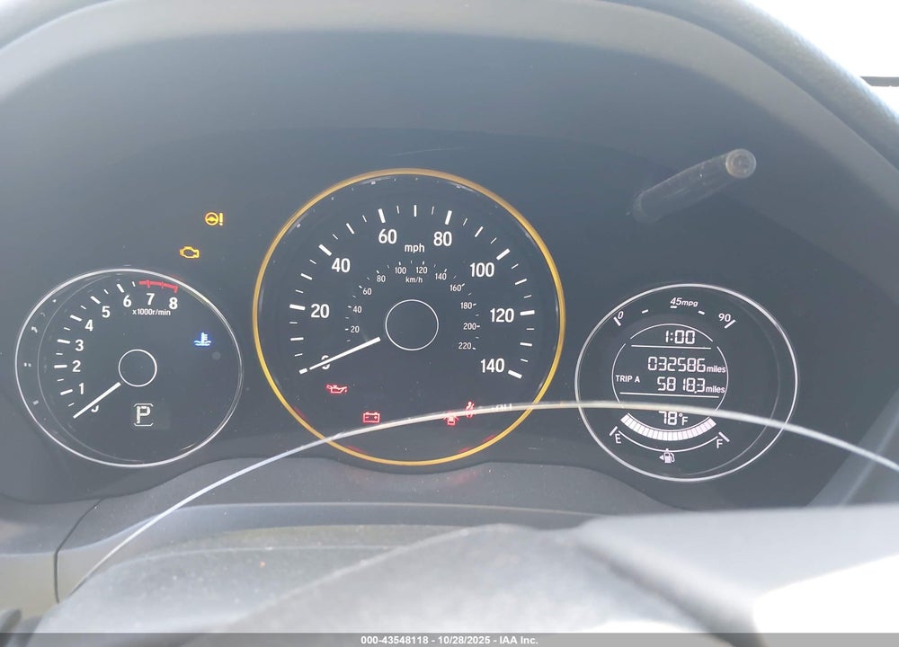 2019 HONDA HR-V SPORT VIN: 3CZRU6H1XKG703822