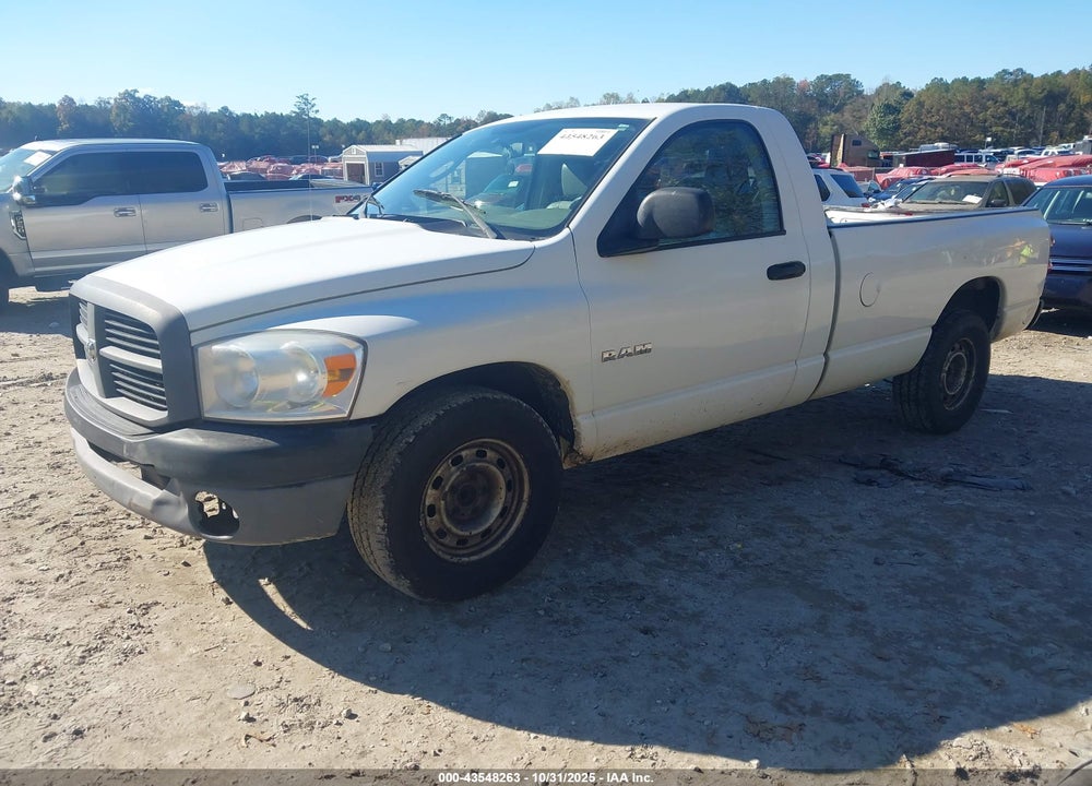 2008 DODGE RAM 1500 ST/SXT VIN: 1D7HA16K88J238639