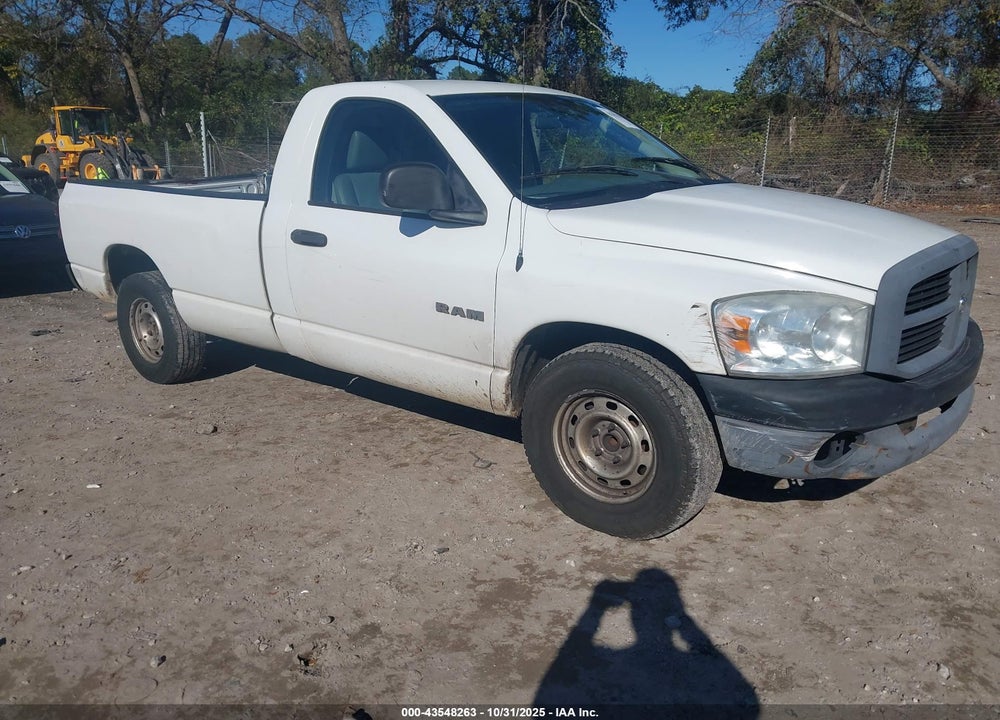 2008 DODGE RAM 1500 ST/SXT VIN: 1D7HA16K88J238639