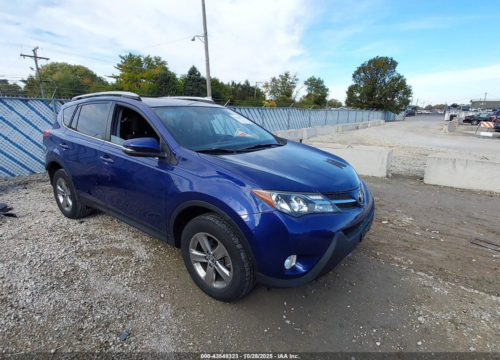 2015 TOYOTA RAV4 XLE VIN: 2T3RFREV0FW364146