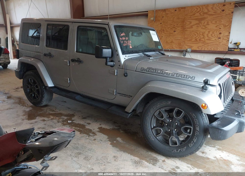 2017 JEEP WRANGLER UNLIMITED SMOKY MOUNTAIN 4X4 VIN: 1C4HJWEG8HL620792