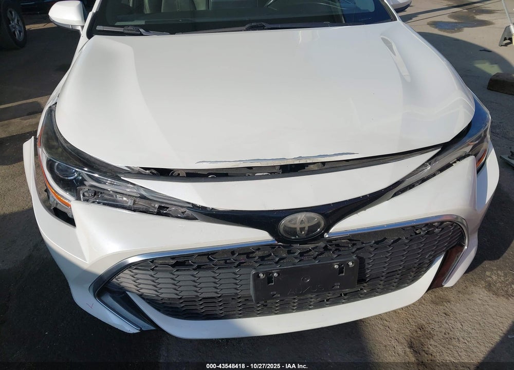 2019 TOYOTA COROLLA XSE VIN: JTNK4RBE4K3041674