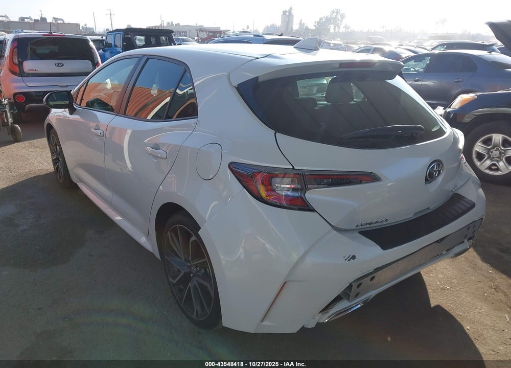 2019 TOYOTA COROLLA XSE VIN: JTNK4RBE4K3041674