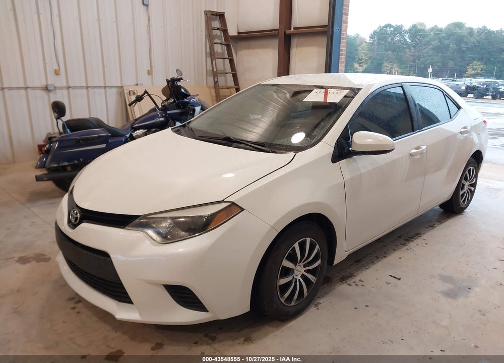 2014 TOYOTA COROLLA LE ECO VIN: 5YFBPRHEXEP004921