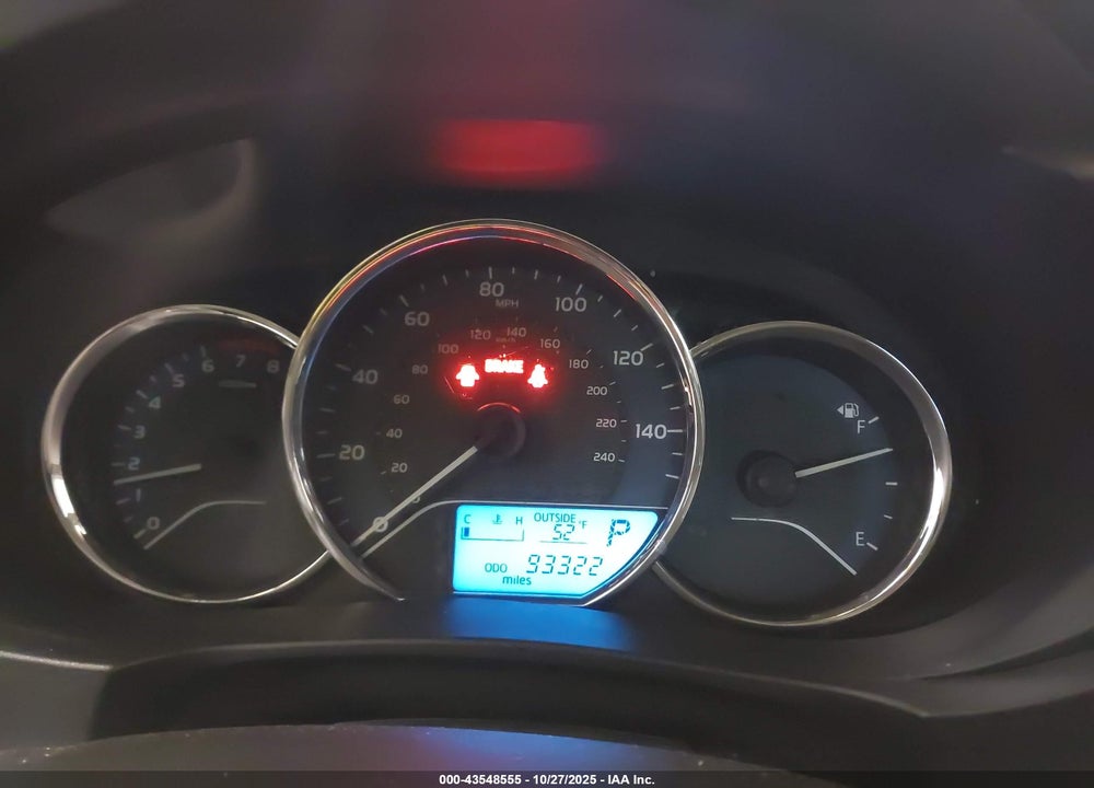 2014 TOYOTA COROLLA LE ECO VIN: 5YFBPRHEXEP004921
