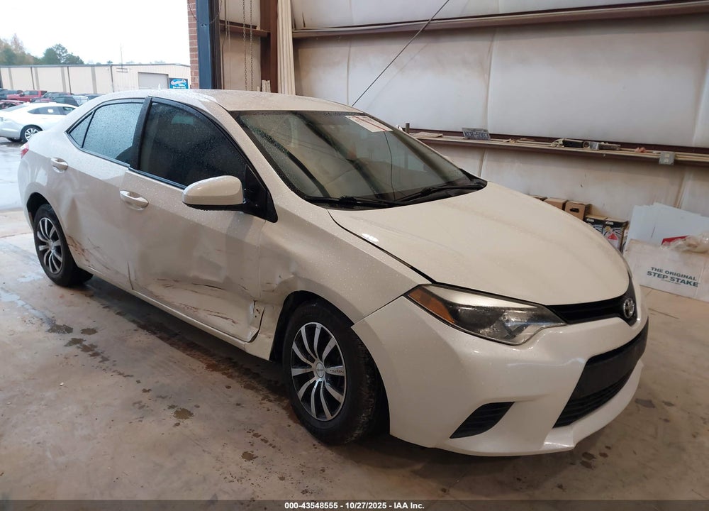 2014 TOYOTA COROLLA LE ECO VIN: 5YFBPRHEXEP004921