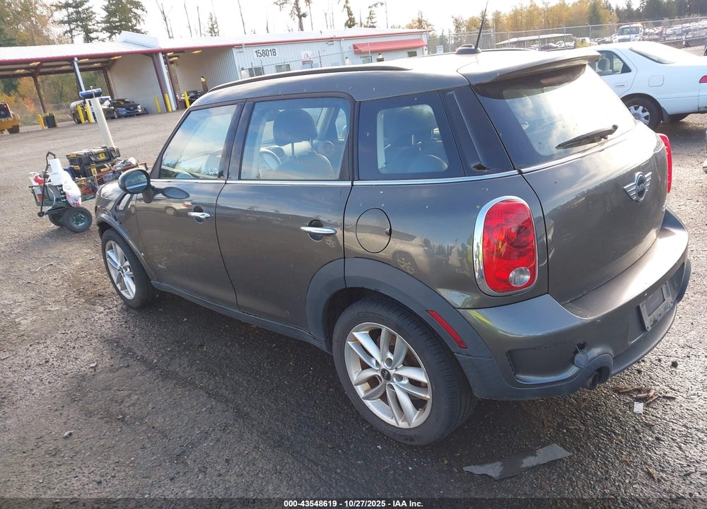 2012 MINI COOPER S COUNTRYMAN VIN: WMWZC5C52CWL59884