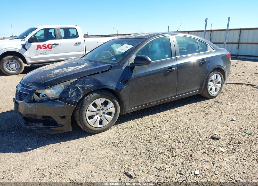 2013 CHEVROLET CRUZE LS MANUAL VIN: 1G1PB5SH9D7316575
