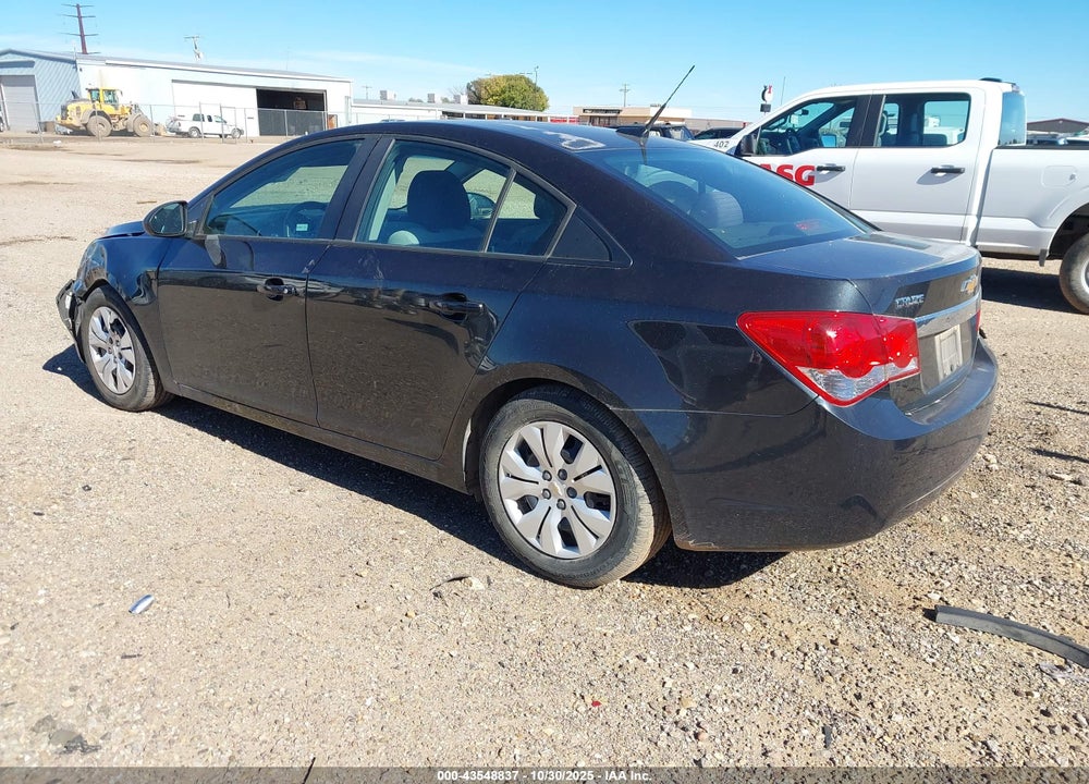 2013 CHEVROLET CRUZE LS MANUAL VIN: 1G1PB5SH9D7316575