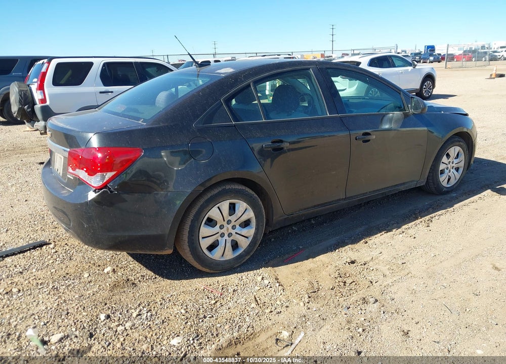 2013 CHEVROLET CRUZE LS MANUAL VIN: 1G1PB5SH9D7316575
