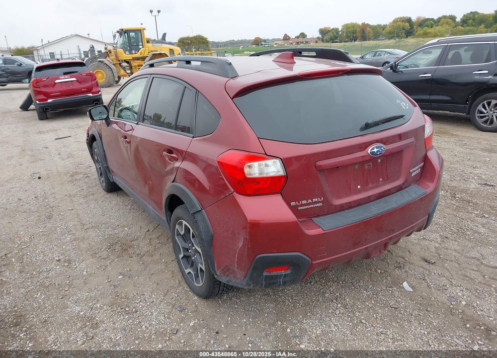 2017 SUBARU CROSSTREK 2.0I LIMITED VIN: JF2GPAKC9H8220338