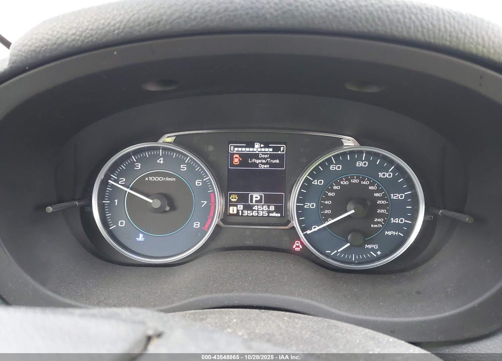 2017 SUBARU CROSSTREK 2.0I LIMITED VIN: JF2GPAKC9H8220338