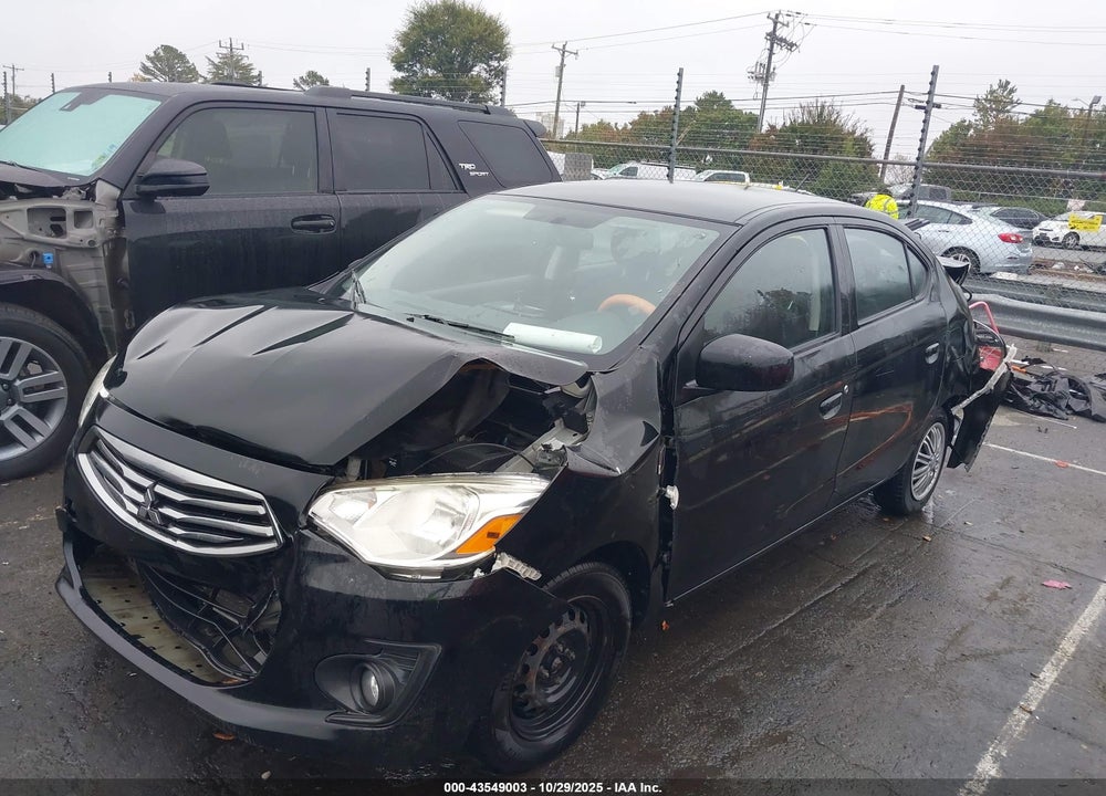 2018 MITSUBISHI MIRAGE G4 ES VIN: ML32F3FJ7JHF03879