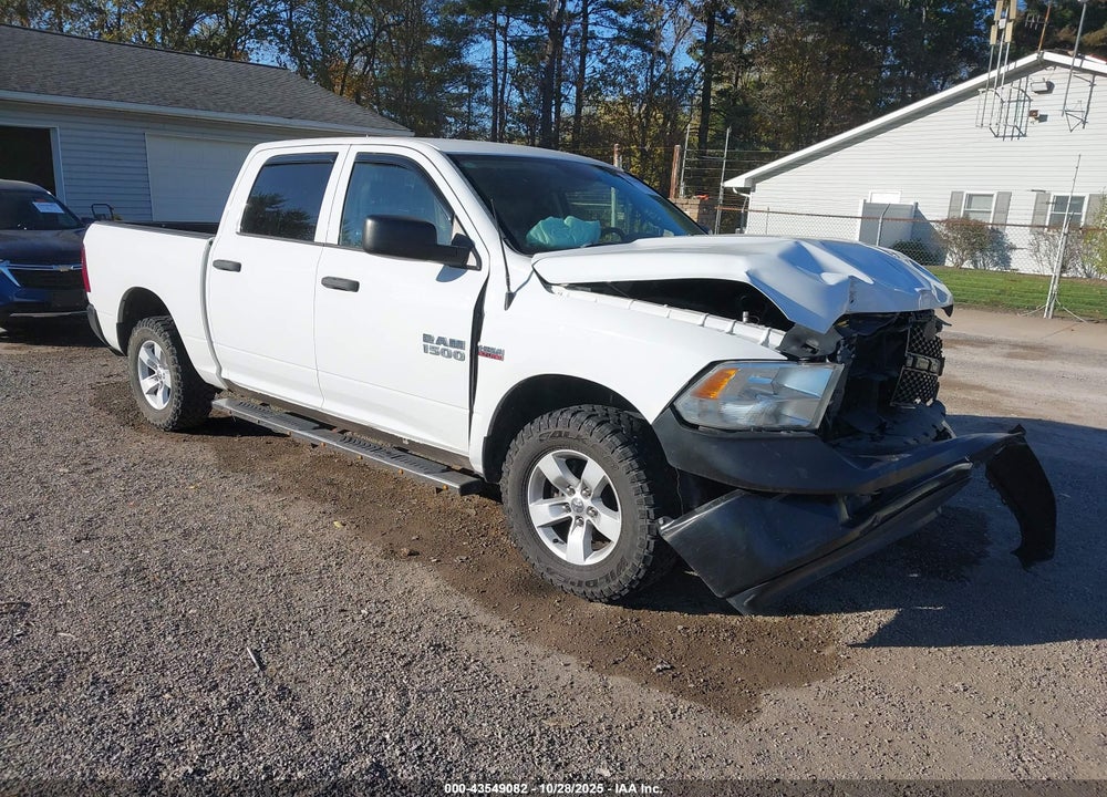 2017 RAM 1500 TRADESMAN  4X4 5'7 BOX VIN: 3C6RR7KT9HG675468