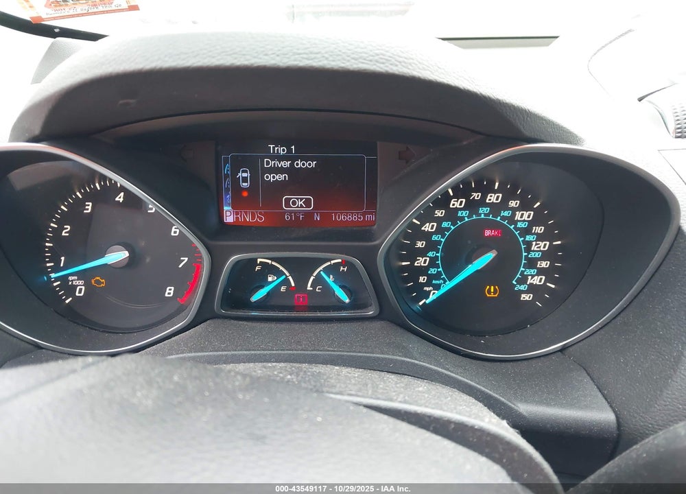 2013 FORD ESCAPE TITANIUM VIN: 1FMCU9J9XDUA02559