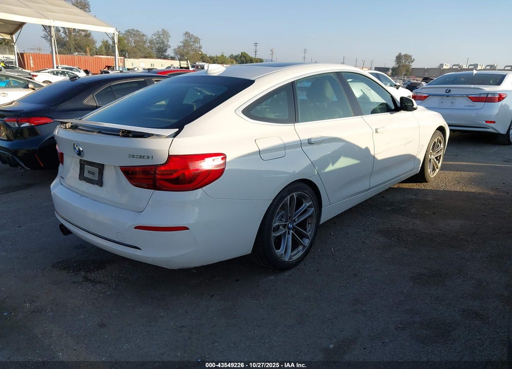 2018 BMW 330I GRAN TURISMO XDRIVE VIN: WBA8Z9C5XJG828129