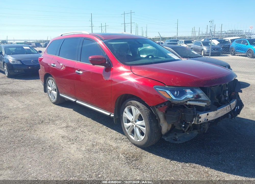 2019 NISSAN PATHFINDER SL VIN: 5N1DR2MN7KC588226