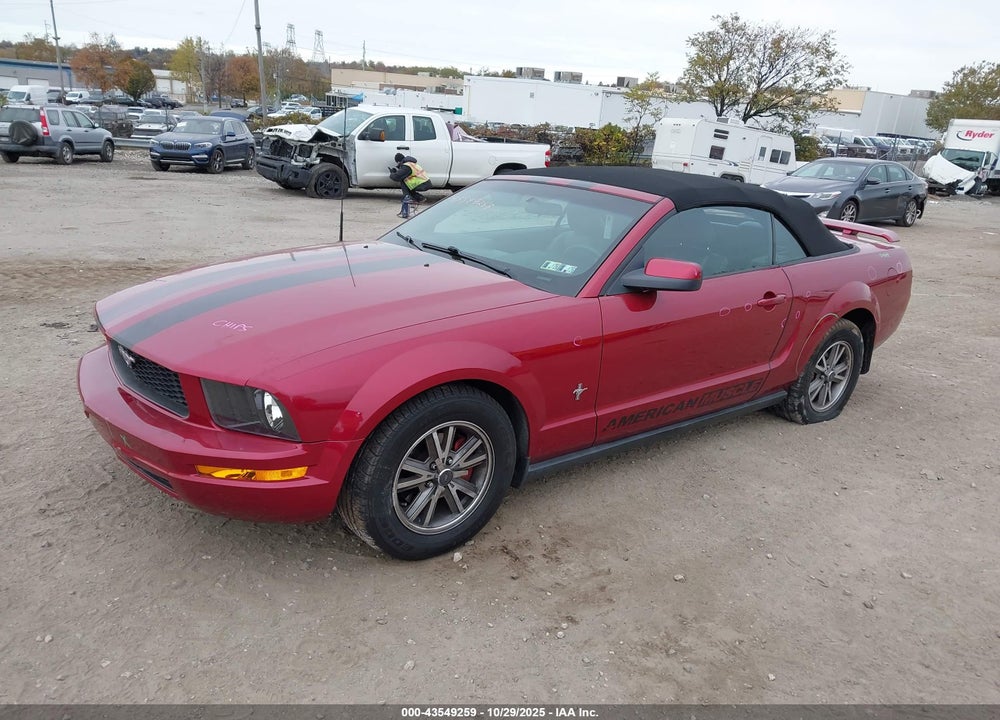 2005 FORD MUSTANG VIN: 1ZVHT84N955258152