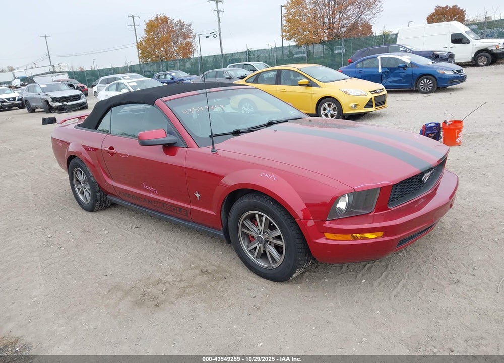 2005 FORD MUSTANG VIN: 1ZVHT84N955258152