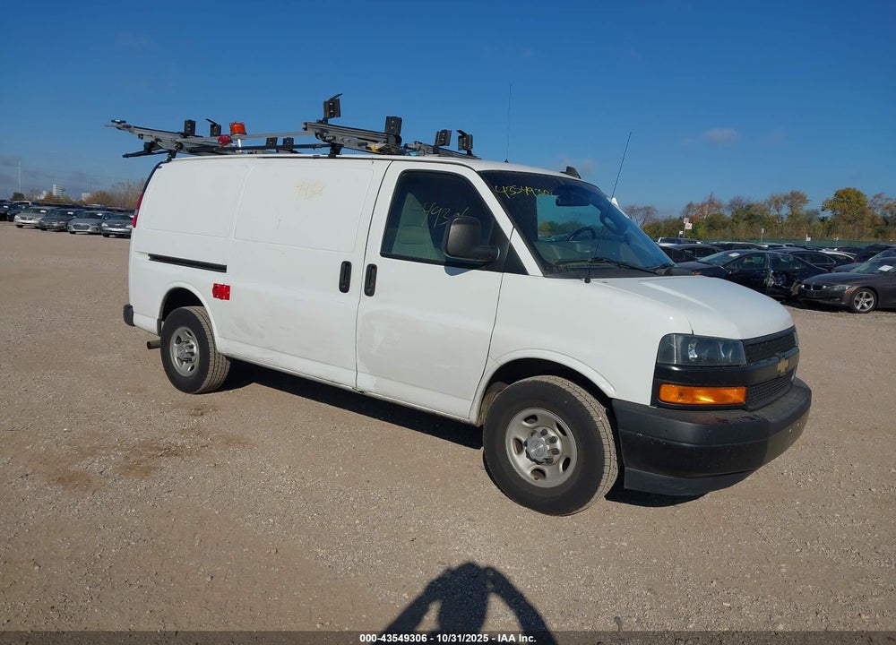 2018 CHEVROLET EXPRESS 2500 WORK VAN VIN: 1GCWGAFP0J1335951