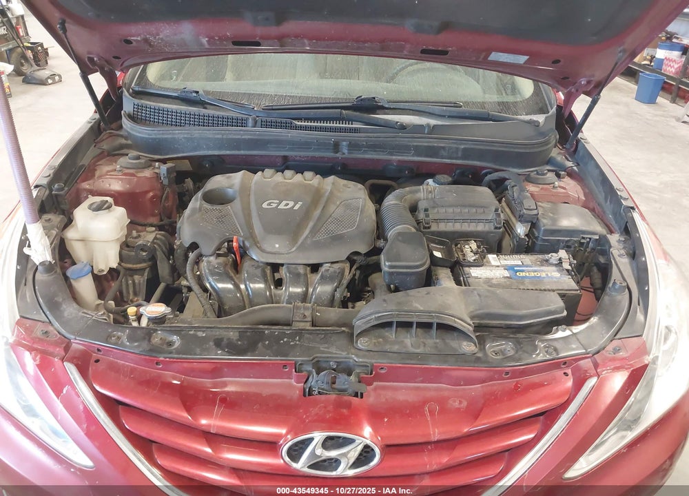 2011 HYUNDAI SONATA GLS VIN: 5NPEB4AC2BH160502