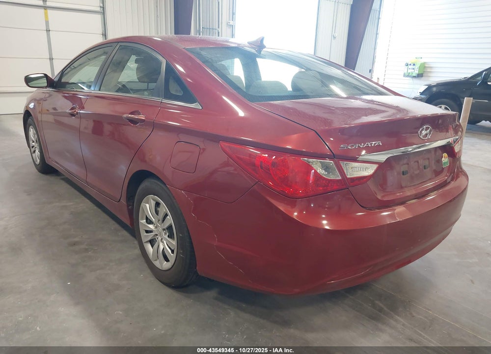 2011 HYUNDAI SONATA GLS VIN: 5NPEB4AC2BH160502