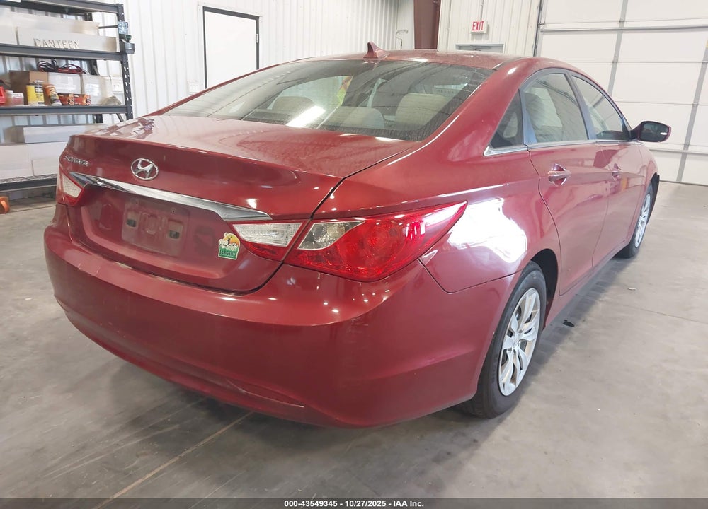 2011 HYUNDAI SONATA GLS VIN: 5NPEB4AC2BH160502