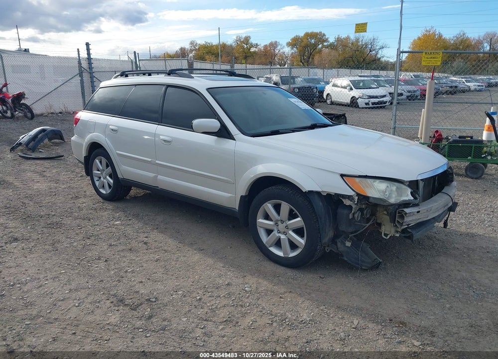 2008 SUBARU OUTBACK 2.5I LIMITED/2.5I LIMITED L.L. BEAN EDITION VIN: 4S4BP62C287306565