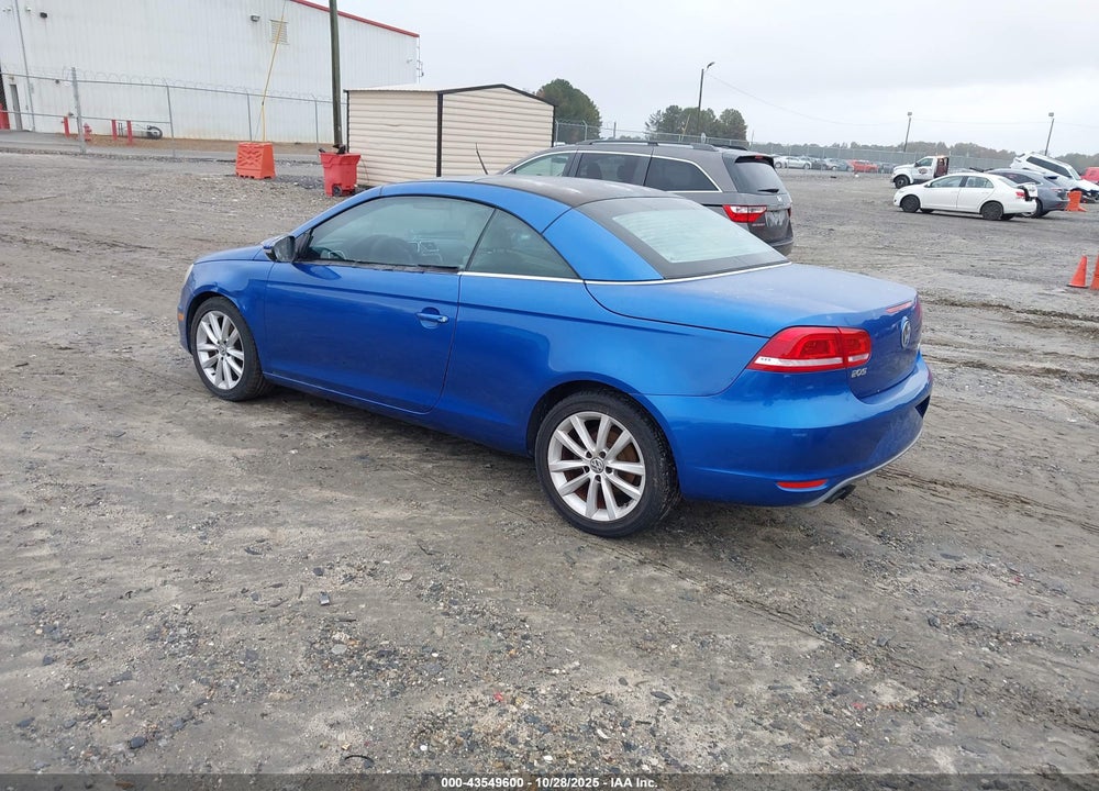 2012 VOLKSWAGEN EOS VIN: WVWBW7AH5CV002581