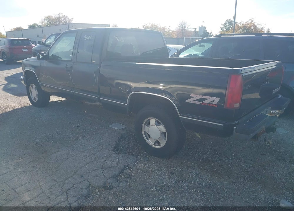 1998 CHEVROLET K1500 FLEETSIDE VIN: 2GCEK19R8W1214500