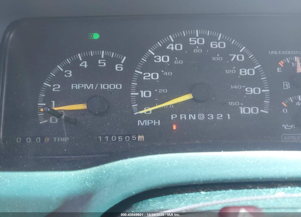 1998 CHEVROLET K1500 FLEETSIDE VIN: 2GCEK19R8W1214500