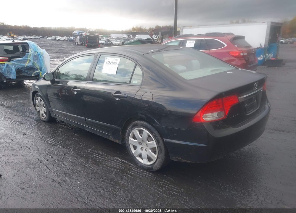 2009 HONDA CIVIC VIN: 2HGFA16579H308356