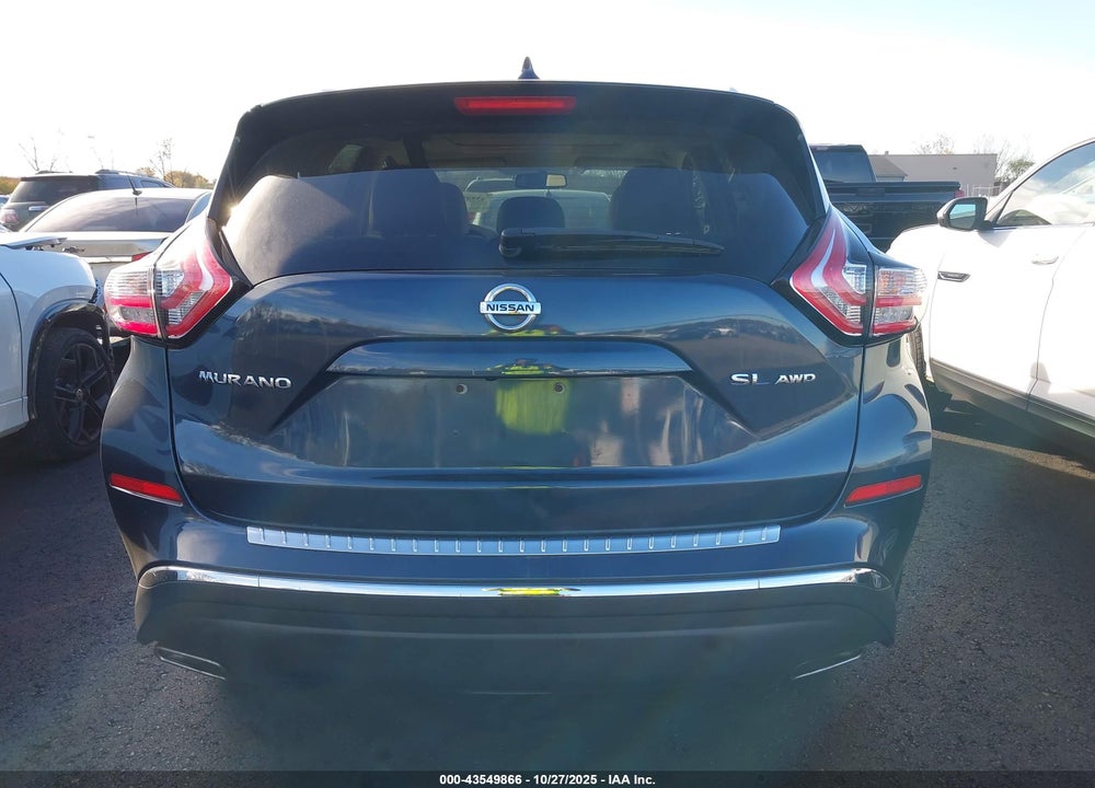2018 NISSAN MURANO SL VIN: 5N1AZ2MHXJN177127