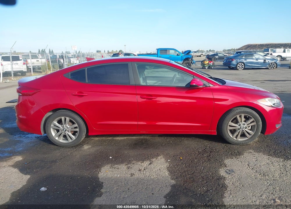 2017 HYUNDAI ELANTRA SE VIN: KMHD84LF1HU062881