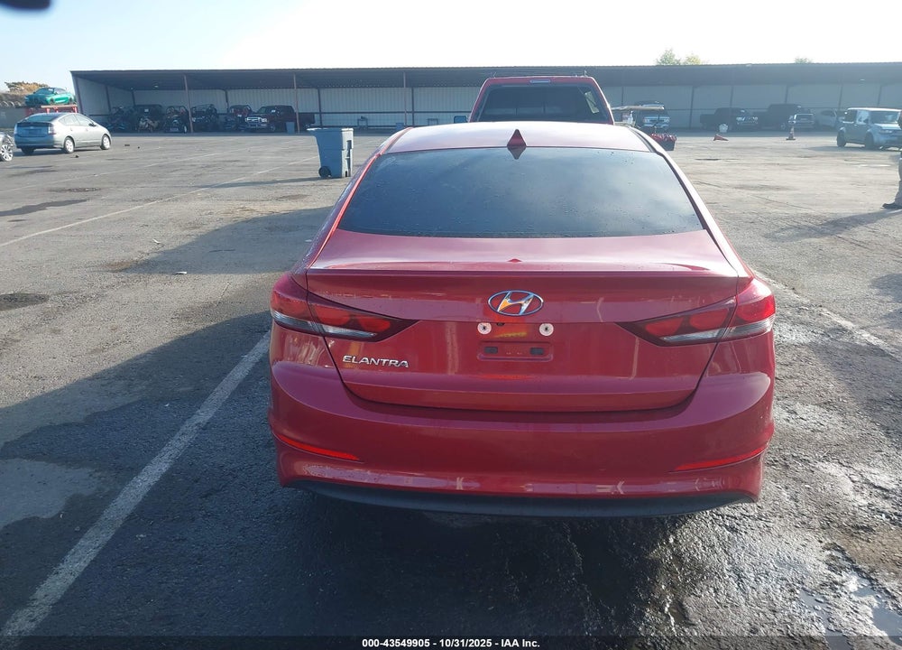 2017 HYUNDAI ELANTRA SE VIN: KMHD84LF1HU062881