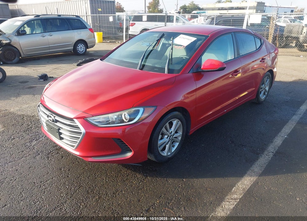 2017 HYUNDAI ELANTRA SE VIN: KMHD84LF1HU062881