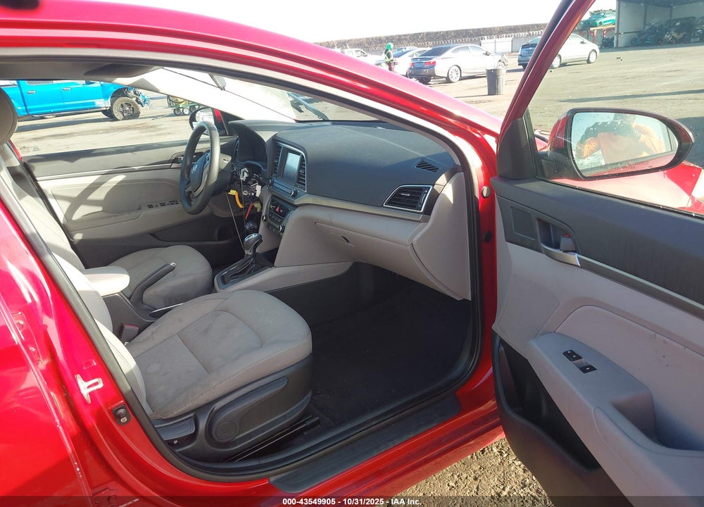 2017 HYUNDAI ELANTRA SE VIN: KMHD84LF1HU062881