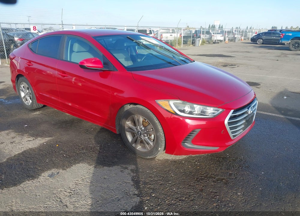 2017 HYUNDAI ELANTRA SE VIN: KMHD84LF1HU062881
